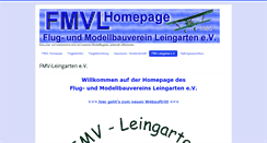 Desktop Screenshot of fmv-leingarten.de